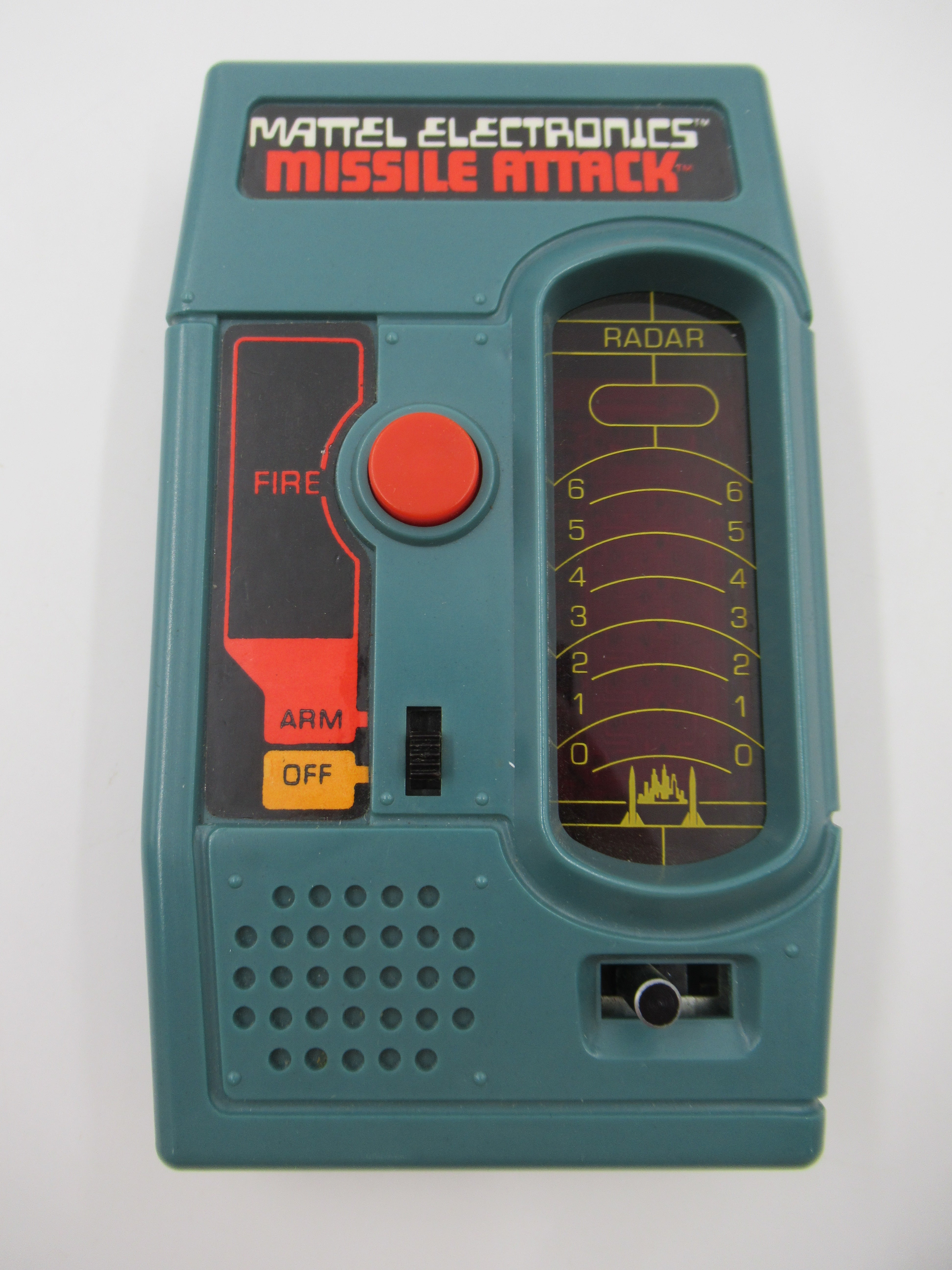MISSILE ATTACK Game with Box - Mattel Electronics (1977) Vintage Toy